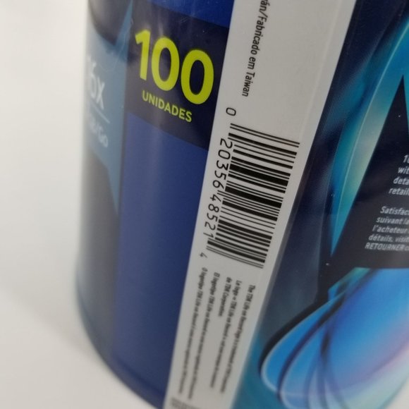 TDK DVD-R 16X  4.7 GB Compact Disc PC Computer Video Recordable 100 Spindle NEW - Picture 6 of 8